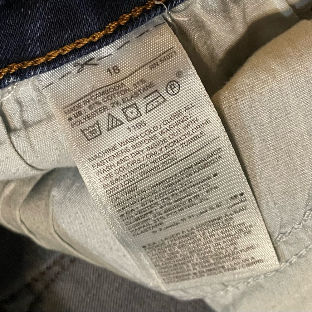 Old Navy Pop Icon Skinny Denim Jeans Women’s Plus Size 18 (39x29) - Picture 5 of 5